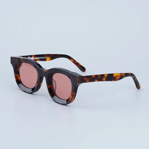 Trend RHEVISION High-quality Rectangle Acetate Street Hip-hop Style Sunglasses Optical Prescription Lens