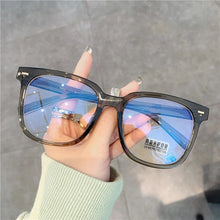 Load image into Gallery viewer, Anti Blue Light Computer Glasses Women Men Trend Brand White Square Big Frame Rice Nails Optical Glasses Protection Eyewear