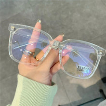 Load image into Gallery viewer, Anti Blue Light Computer Glasses Women Men Trend Brand White Square Big Frame Rice Nails Optical Glasses Protection Eyewear