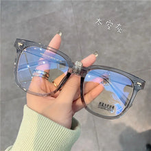 Load image into Gallery viewer, Anti Blue Light Computer Glasses Women Men Trend Brand White Square Big Frame Rice Nails Optical Glasses Protection Eyewear