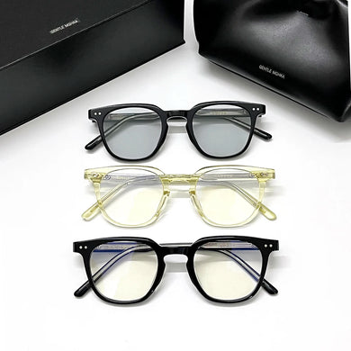 Gentle Brand GM LUTTO Eyawear Optical EyeGlasses Round Frame Women Men Monster Acetate Myopia Prescription glasses