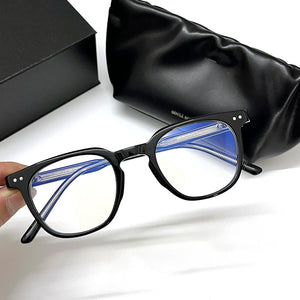 Gentle Brand GM LUTTO Eyawear Optical EyeGlasses Round Frame Women Men Monster Acetate Myopia Prescription glasses