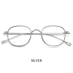Japan Brand Handmade Ultralight Men's Classic Titanium Square Frame Glasses Women Retro Optical Myopia Lenses Eyeglasses