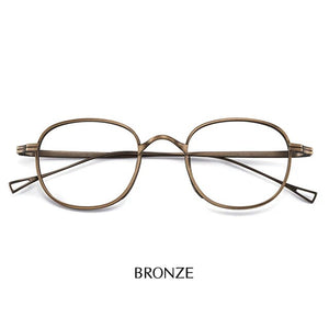 Japan Brand Handmade Ultralight Men's Classic Titanium Square Frame Glasses Women Retro Optical Myopia Lenses Eyeglasses