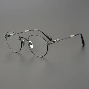 Luxury Brand Versatile Eyeglass Frame Ultralight Retro Round Frame with Prescription Frame for Men and Women129