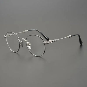 Luxury Brand Versatile Eyeglass Frame Ultralight Retro Round Frame with Prescription Frame for Men and Women129