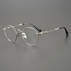 Luxury Brand Versatile Eyeglass Frame Ultralight Retro Round Frame with Prescription Frame for Men and Women129