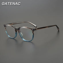 Load image into Gallery viewer, Acetate Optical Glasses Frame Men Designer Square Myopia Prescription Eyeglasses Frame Women Retro Luxury Brand Eyewear