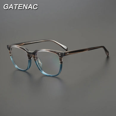 Acetate Optical Glasses Frame Men Designer Square Myopia Prescription Eyeglasses Frame Women Retro Luxury Brand Eyewear