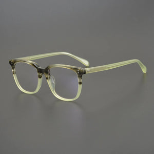 Acetate Optical Glasses Frame Men Designer Square Myopia Prescription Eyeglasses Frame Women Retro Luxury Brand Eyewear