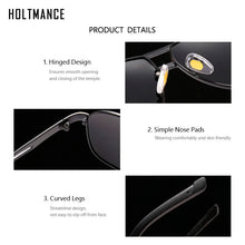 Load image into Gallery viewer, Men Polarized Sunglasses Oval Shape Alloy Frame Shade Eyewear Play Ourders Drive UV400 Sun Glass