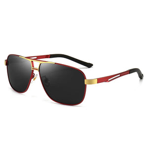 Men Polarized Sunglasses Oval Shape Alloy Frame Shade Eyewear Play Ourders Drive UV400 Sun Glass