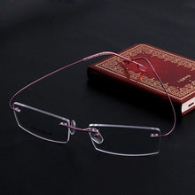Load image into Gallery viewer, Fashion Metal Rimless Eye Glasses Eyeglasses Frame Spectacle Frames