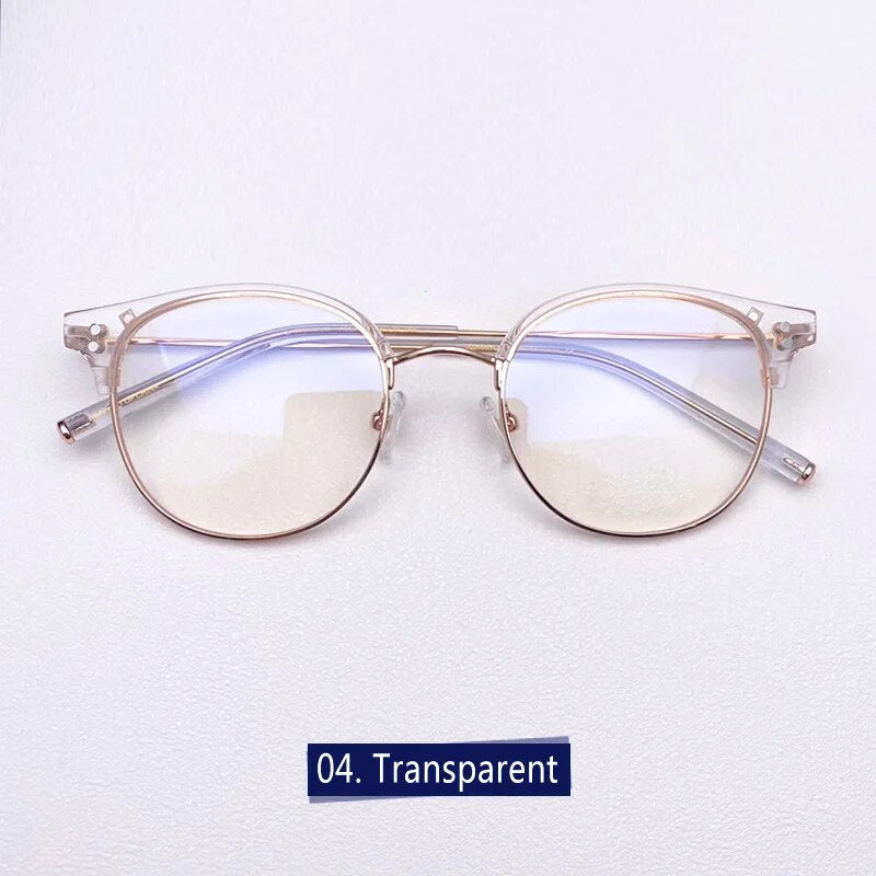 Ultralight   Round titanium Glasses Frames For Men And Women  Eyeglasses Myopia Reading Eyewear Oculos ALEX
