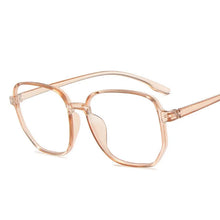 Load image into Gallery viewer, Polygon Anti Blue Light Finished Myopia Glasses Oversized Nearsighted Eyeglasses For Women&amp;Men 0 -1.0-1.5...-4.0