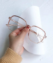 Load image into Gallery viewer, Polygon Anti Blue Light Finished Myopia Glasses Oversized Nearsighted Eyeglasses For Women&amp;Men 0 -1.0-1.5...-4.0