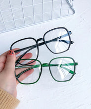 Load image into Gallery viewer, Polygon Anti Blue Light Finished Myopia Glasses Oversized Nearsighted Eyeglasses For Women&amp;Men 0 -1.0-1.5...-4.0