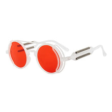 Load image into Gallery viewer, 2022 Steampunk Sunglasses Men Double Spring Leg Goggles Brand Designer Round Punk Retro Glasses Outdoor Cycling Eyewear UV400