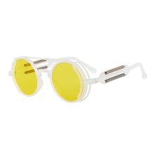 Load image into Gallery viewer, 2022 Steampunk Sunglasses Men Double Spring Leg Goggles Brand Designer Round Punk Retro Glasses Outdoor Cycling Eyewear UV400
