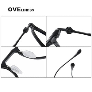 Ultralight Titanium TR90 eye Glasses frame Retro Round Optical Myopia Prescription Eyeglasses Frame Men And Women eyewear