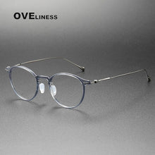 Load image into Gallery viewer, Ultralight Titanium TR90 eye Glasses frame Retro Round Optical Myopia Prescription Eyeglasses Frame Men And Women eyewear