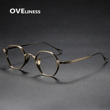 Load image into Gallery viewer, fashion men&#39;s eyeglasses frames Pure Titanium Glasses Frame for Men Women Optical Prescription Myopia eye glasses eyewear