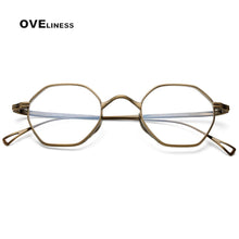 Load image into Gallery viewer, fashion men&#39;s eyeglasses frames Pure Titanium Glasses Frame for Men Women Optical Prescription Myopia eye glasses eyewear