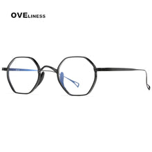 Load image into Gallery viewer, fashion men&#39;s eyeglasses frames Pure Titanium Glasses Frame for Men Women Optical Prescription Myopia eye glasses eyewear