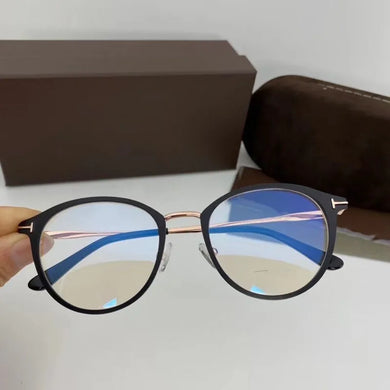 2022t0m   brand tf5528 men's and women's eyeglass frame prescription mirror  ultra light comfortable model