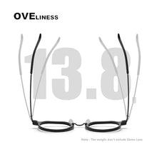 Load image into Gallery viewer, Brand Design Pure Titanium Glasses Frame Men women Vintage Round Prescription Eyewear Myopia Optical Eyeglasses Spectacle