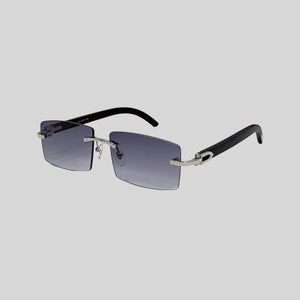 Brand Design Sunglasses Men Women Rimless Sun Glasses Summer Rectangle Eyeglasses Drving Outdoor  Eyewear