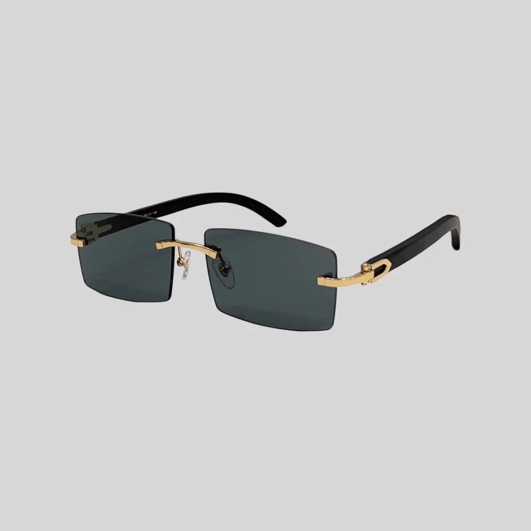 Brand Design Sunglasses Men Women Rimless Sun Glasses Summer Rectangle Eyeglasses Drving Outdoor  Eyewear