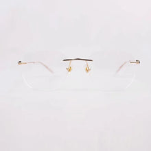 Load image into Gallery viewer, Brand Vinatge Rimless Ultralight Eyewear  Glasses Men Women High Quality Prescription Eyeglasses Frames MB0101O