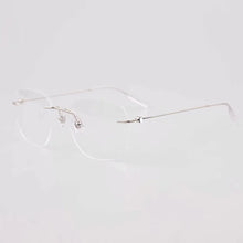 Load image into Gallery viewer, Brand Vinatge Rimless Ultralight Eyewear  Glasses Men Women High Quality Prescription Eyeglasses Frames MB0101O