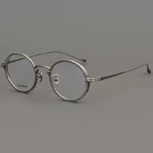 Load image into Gallery viewer, Classic Round Pure Titanium Men Glasses Frame Women Vintage Handmade  Computer Reading Myopia Lenses Eyeglasses kj50
