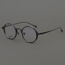 Load image into Gallery viewer, Classic Round Pure Titanium Men Glasses Frame Women Vintage Handmade  Computer Reading Myopia Lenses Eyeglasses kj50