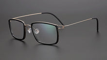 Load image into Gallery viewer, Denmark Design Vintage Square Glasses Frame Men Ultralight Titanium Acetate Prescription Eyeglasses Women Optical Spectacle