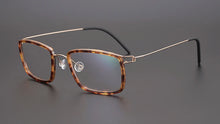 Load image into Gallery viewer, Denmark Design Vintage Square Glasses Frame Men Ultralight Titanium Acetate Prescription Eyeglasses Women Optical Spectacle