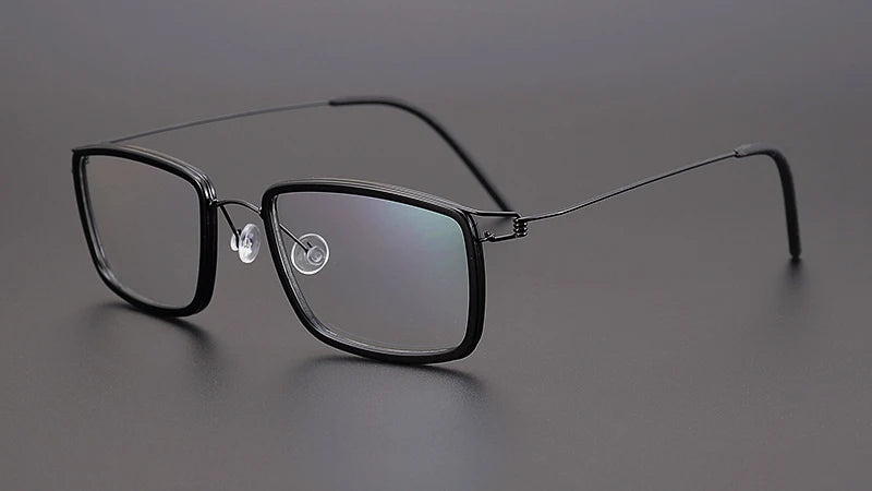 Denmark Design Vintage Square Glasses Frame Men Ultralight Titanium Acetate Prescription Eyeglasses Women Optical Spectacle