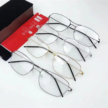 Carica l&#39;immagine nel visualizzatore di Gallery, 2023 Denmark Handmade Design Titanium Glasses Frame Men Women Screwless Eyewear Ultralight Double Beam Square Optical Eyeglasses