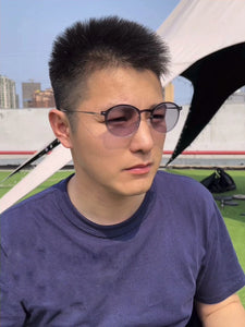 Denmark Round Screwless Glasses Frame Men Women Ultralight 4g Titanium Acetate Optical Eyeglasses  Prescription Gafa