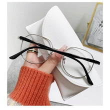 Load image into Gallery viewer, Eye Glasses Frames for Men Women Metal Art Student Flat Light Mirror Spectacle Frames for Myopia