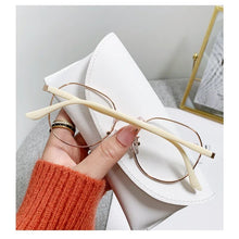 Load image into Gallery viewer, Eye Glasses Frames for Men Women Metal Art Student Flat Light Mirror Spectacle Frames for Myopia