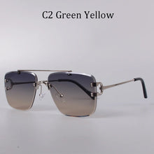Load image into Gallery viewer, Fashion Unique Rimless Style Studded Sunglasses Vintage Women Men Brand Design Sunglasses Oculos De Sol 2399 carter