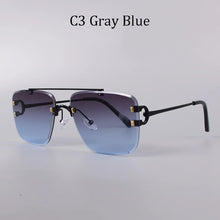 Load image into Gallery viewer, Fashion Unique Rimless Style Studded Sunglasses Vintage Women Men Brand Design Sunglasses Oculos De Sol 2399 carter