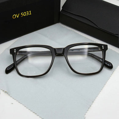Full Rim Square Glasses Frame Top Quality Acetate Frame  Style Eyewear Frame Vintage OV5031 Brand Design Eyeglasses