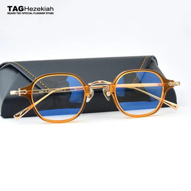 Handmade Titanium Glasses Frame Women Men Vintage Transparent Reading Prescription Eyewear   Women's Eyeglass Frames N183
