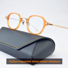 Load image into Gallery viewer, Handmade Titanium Glasses Frame Women Men Vintage Transparent Reading Prescription Eyewear   Women&#39;s Eyeglass Frames N183