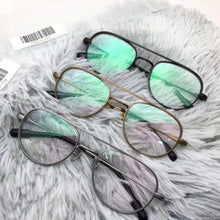 Carica l&#39;immagine nel visualizzatore di Gallery, Japanese Pure Titanium Glasses Frame Men Retro Double Beam Women Optical Myopia Prescription Lens Eyeglasses GAFAS