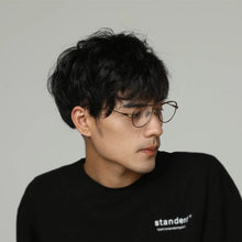 Carica l&#39;immagine nel visualizzatore di Gallery, Japanese Pure Titanium Glasses Frame Men Retro Double Beam Women Optical Myopia Prescription Lens Eyeglasses GAFAS